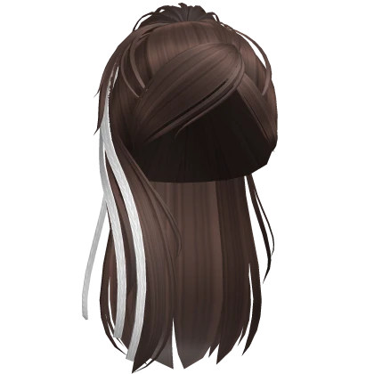 Player 196 Squid Game Half Up Ponytail Brown