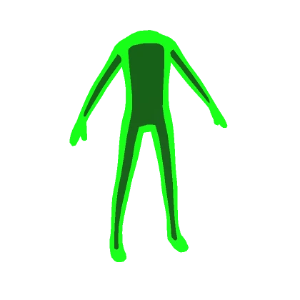 Green Outline Avatar Aura