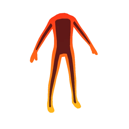 Gradient Outline Avatar Aura Orange