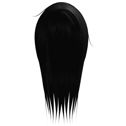 wispy horror hair kawaii black