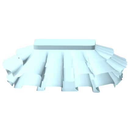 (Blue) Cute Ruffled Skirt