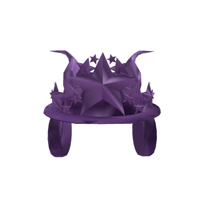 [⏳] Sparkle Time Purple Fedora Crown