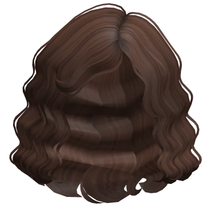 Short Cute Lush Curly Bob Hair (Brown)