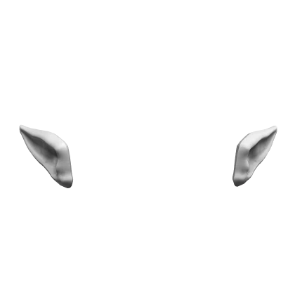 White Pointy Elf Ears