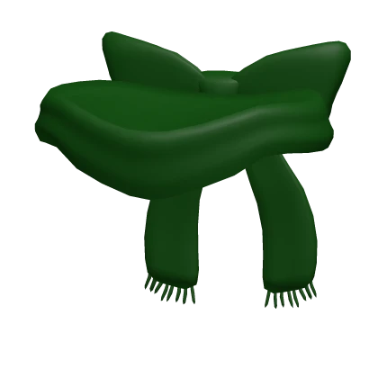 Oversized Bowtie Scarf Green