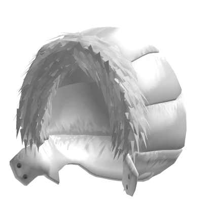 👻White Realistic Designer Puffer Hood w Fur👻