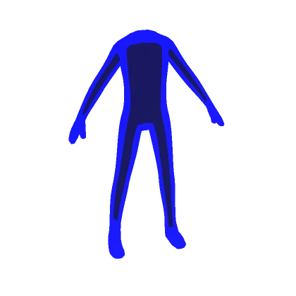 Blue Outline Avatar Aura