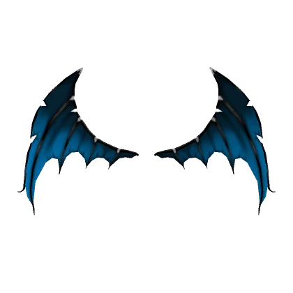 Blue Demon Wings