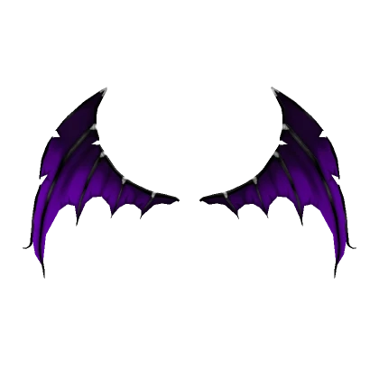 Purple Demon Wings