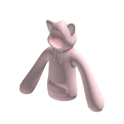 Cat Hoodie Pink