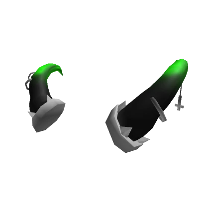 Green Demon Horns