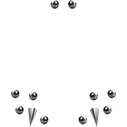 grunge emo gothic vampire fang piercings