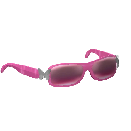 Y2K Butterfly Shades in Hot Pink