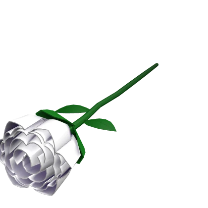 White Valentines Rose - Holdable 🌹