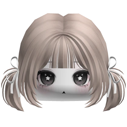 Cute Girl Ribbon Pigtails 🎀