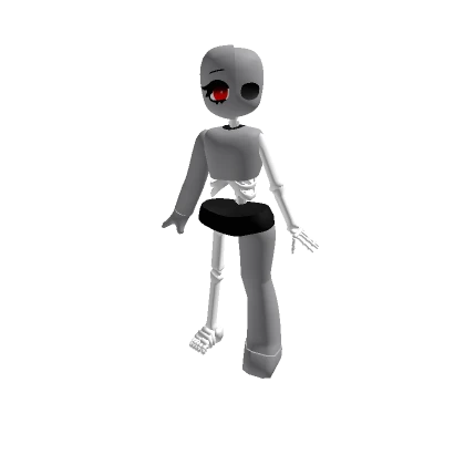 Cartoony Girl Doll (bone)