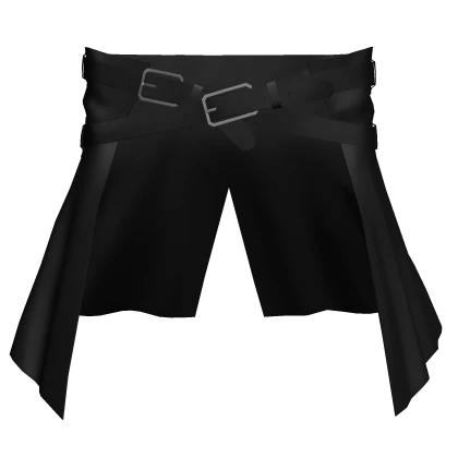 Black Waist Coat w/ 2 Belts [1.0]