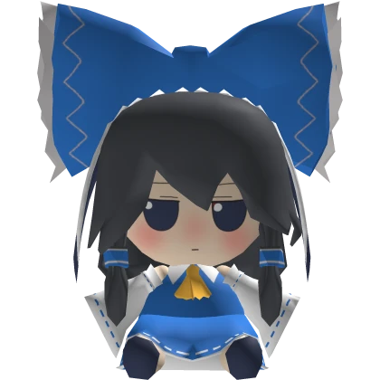 Blue Reimu Fumo Hat