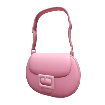 cute simple pink shoulder bag