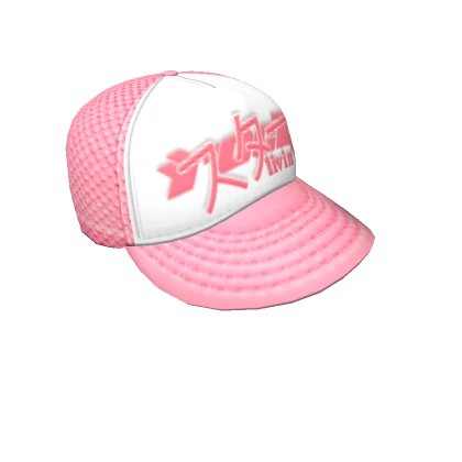 PINK ROCKSTAR LIVIN' Y2K TRUCKER CAP