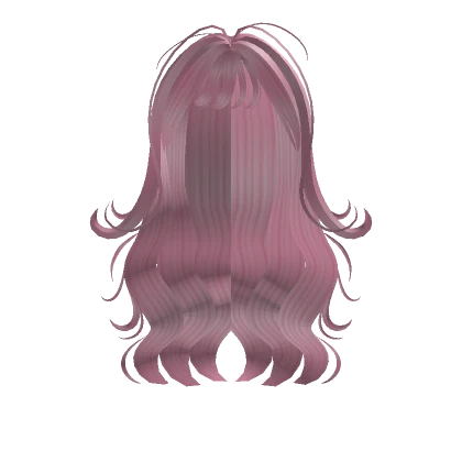 Messy Y2K Wavy Cute Popstar Hair (Pink)