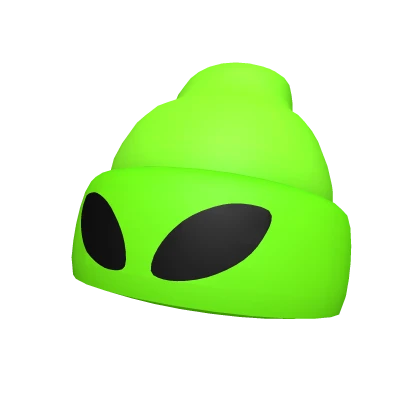 Green Alien Beanie