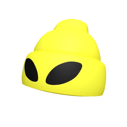 Yellow Alien Beanie