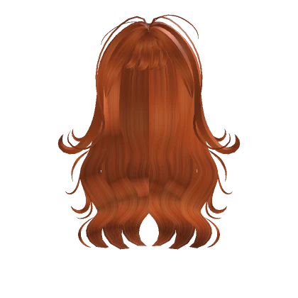 Messy Y2K Wavy Cute Popstar Hair (Ginger)