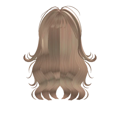 Messy Y2K Wavy Cute Popstar Hair (Blonde)