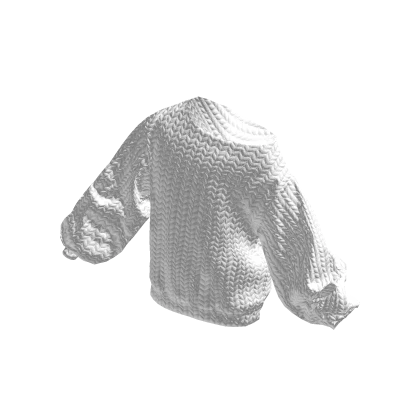 White Oversized Sweater Off Shoulder