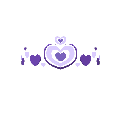 Heart Crown Purple