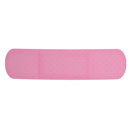 pink bandage