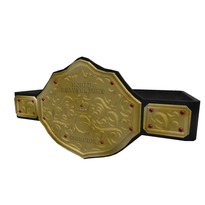 Wrestling Championship Big Gold Title Belt (1.0)