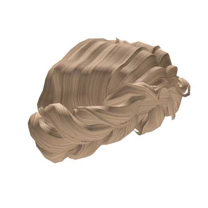 Blonde Imperial Rolled Up-do Byzantine Hair