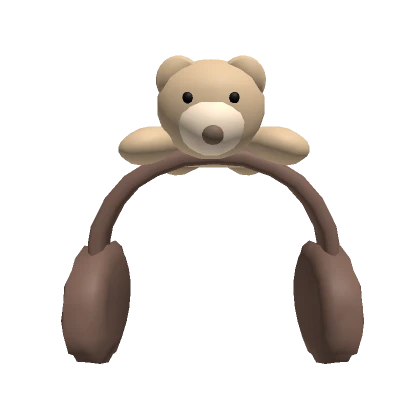 Brown Teddy Bear Earmuffs