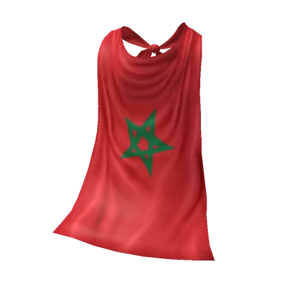 Morocco Flag Cape