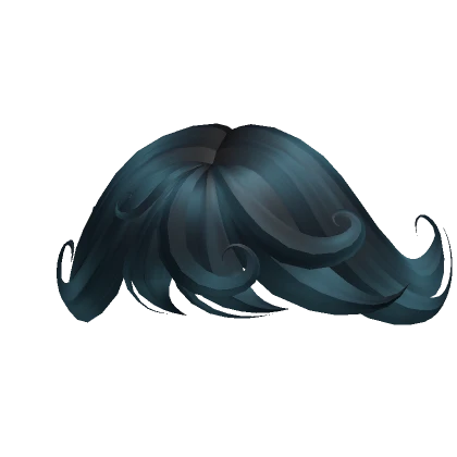 Swirly Anime Bangs in Aqua