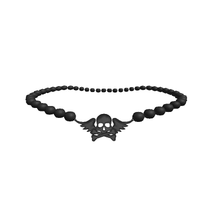 Y2k Angelic Skull Pearl Choker 1.0