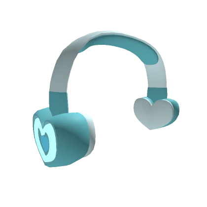 Blue Heart Headphones