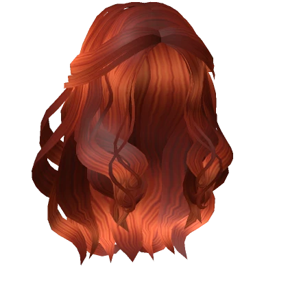 Flowing Ocean Wavy Hair Orange