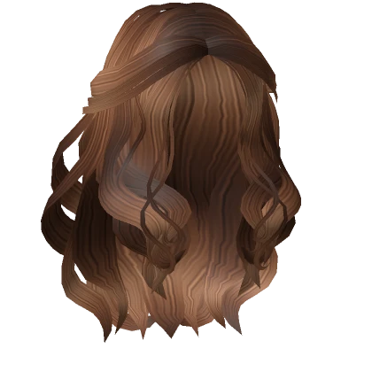 Flowing Ocean Wavy Hair Brown