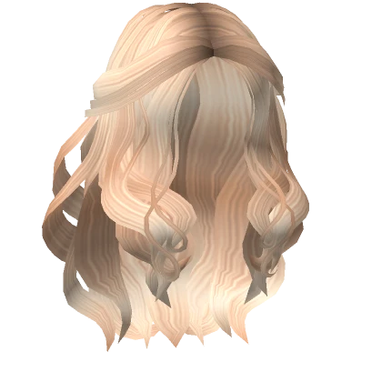 Flowing Ocean Wavy Hair Blonde