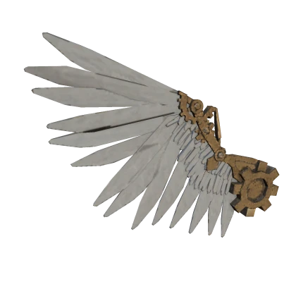 Steampunk Wings [Light Grey]