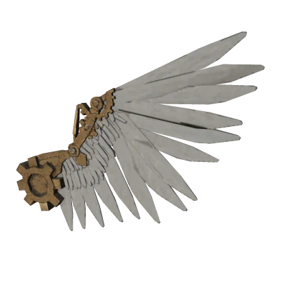 Steampunk Wings [Light Grey]