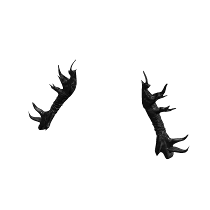 Black Cyber Spike Gloves