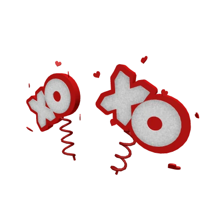 Red Valentines XOXO Boppers