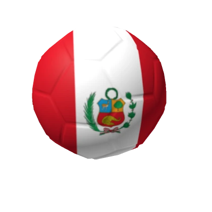 Peru Flag Soccer Ball Head Helmet Football