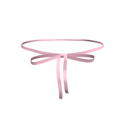 Valentine's Day Pink Ribbon Choker 1.0