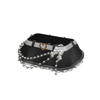 3.0 Skirt With Pearl Chain - Black