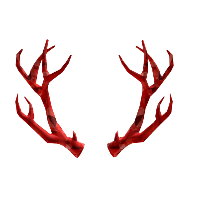 Red Sparkle Time Antlers